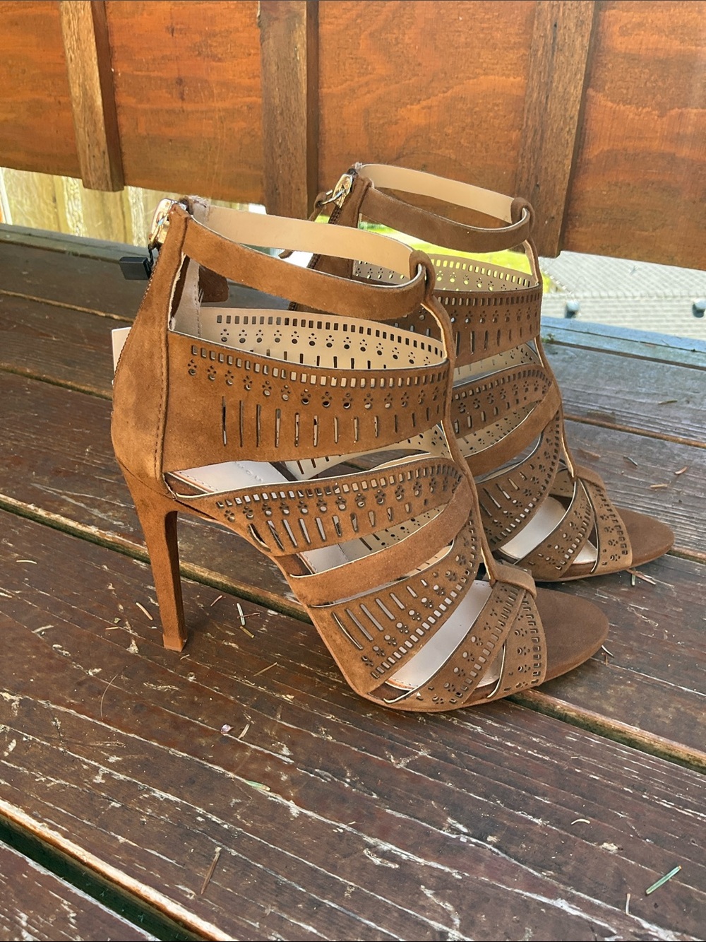 NWT Zara Strappy High Heel Sandals